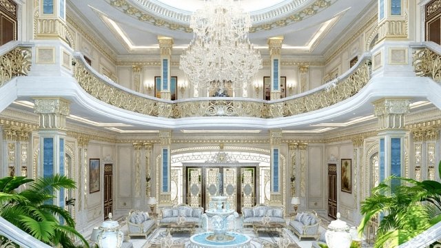 Luxury Royal Living Room Design