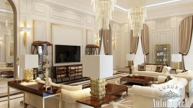 Finest Living Room Interior Design in Dubai