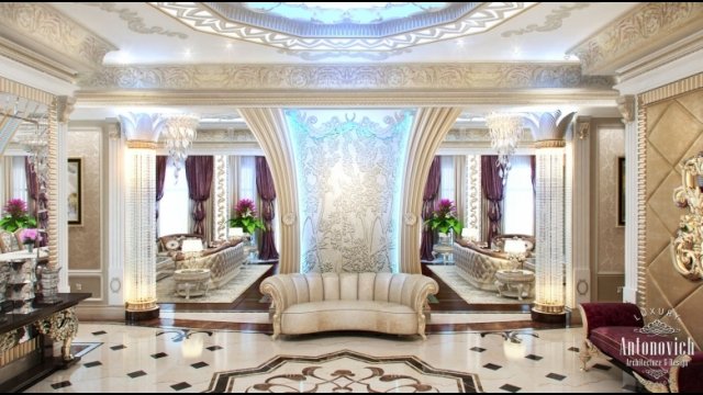 Роскошная гостиная — Антонович Дизайн