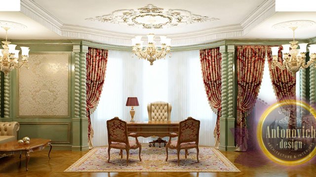 تصميم داخلي لمكتب في دبي