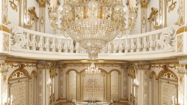 Carved Marble Floor Design UAE