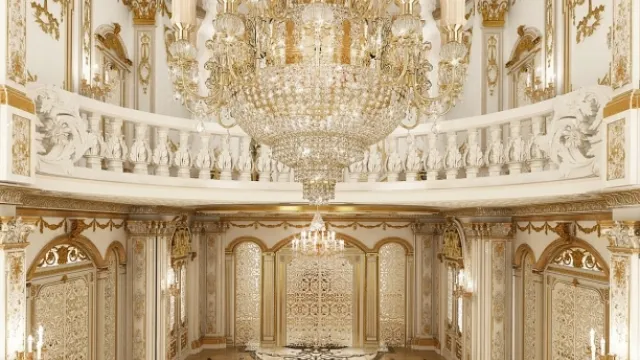 Carved Marble Floor Design UAE