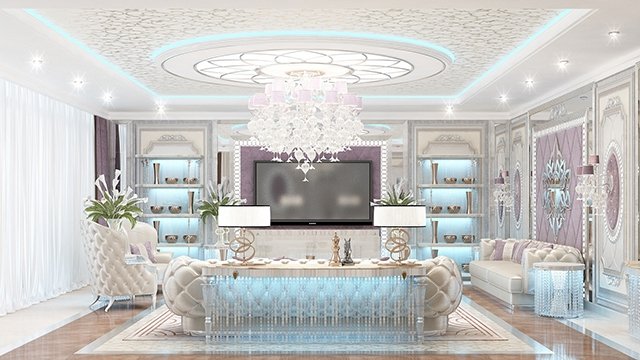 Living room design Ar Deco
