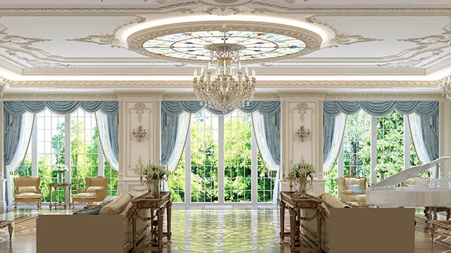 Royal Living Room Design