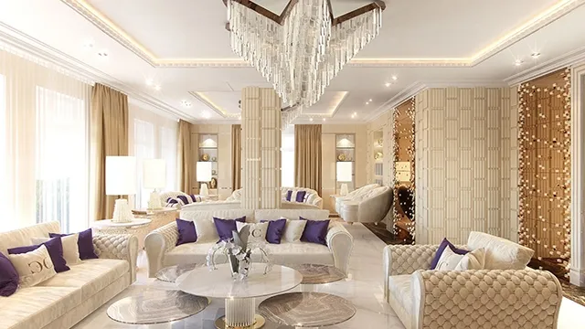 Art-Deco Chic Style Living Room