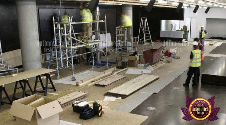 خدمات أعمال التشطيبات والتجهيز للمكاتب