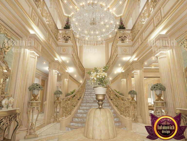 اعمال تشطيب وديكور مدخل القاعه الاحتفالية