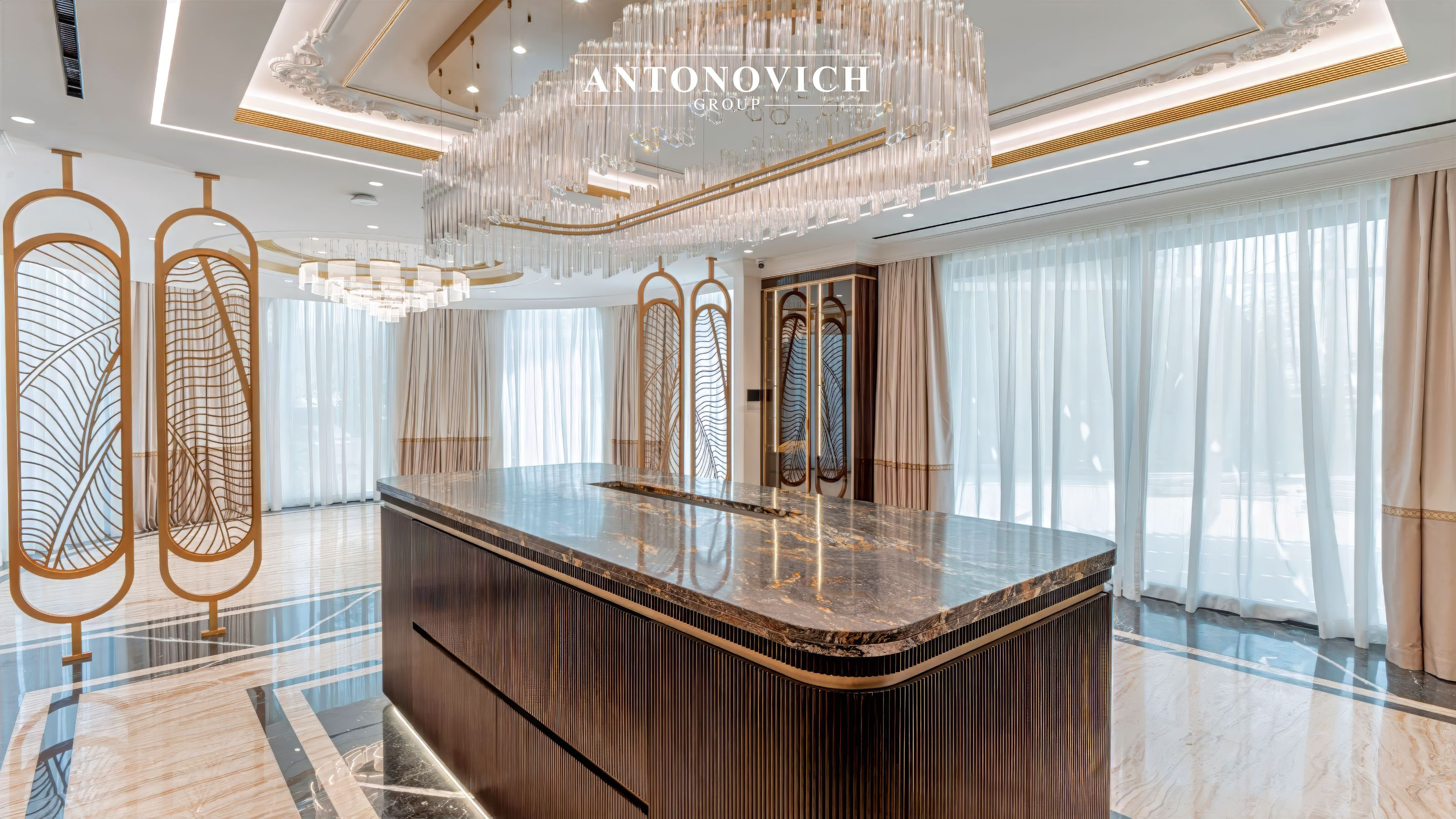 Exquisite Interior Fit-Out for Palm Jumeirah Villa Renovation: Premium Marble Installation Expertise Exquisite Interior Fit-Out for Palm Jumeirah Villa Renovation: Premium Marble Installation Expertise