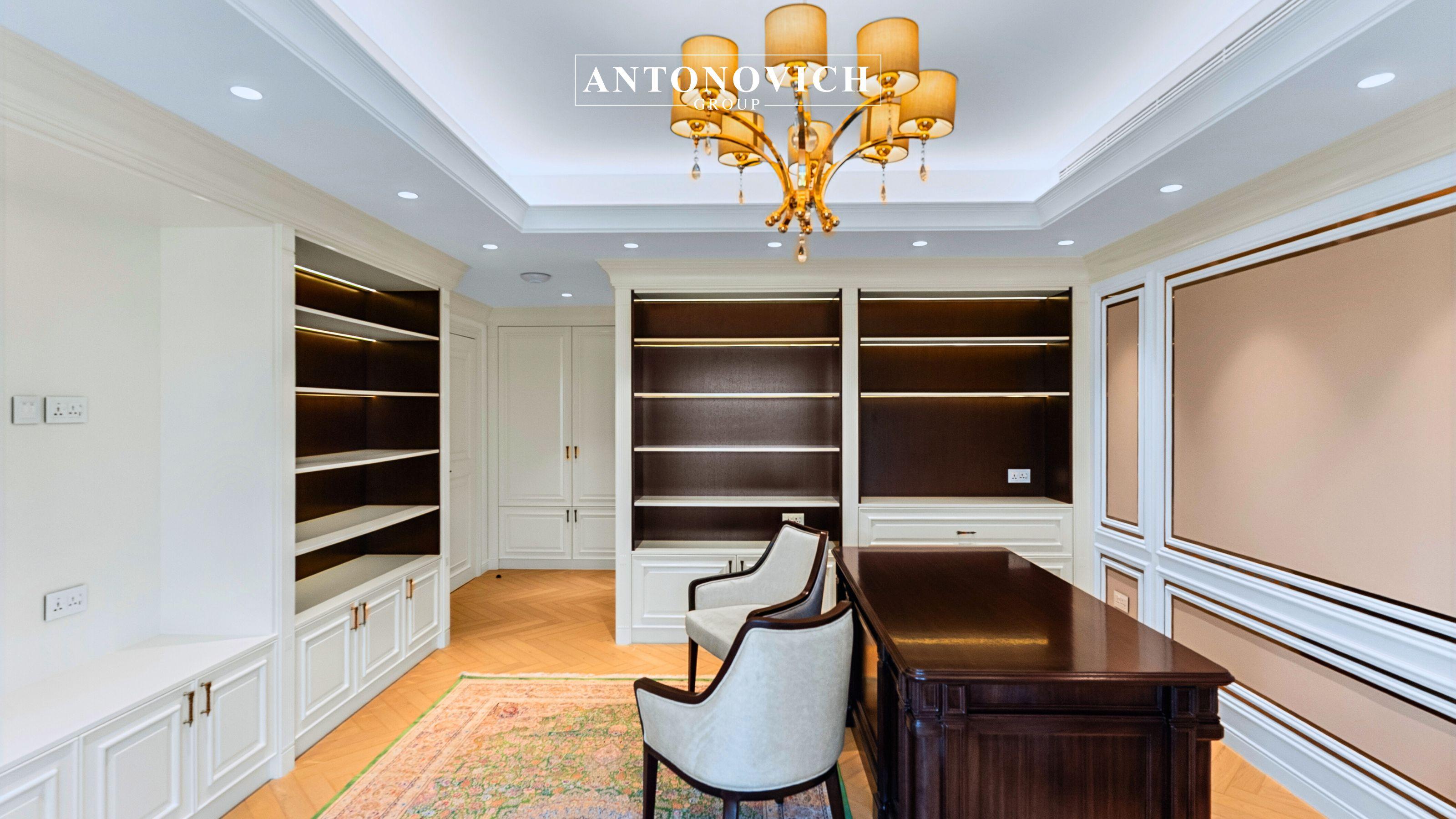 Bespoke Joinery Solution featuring Modern Kitchen & Home Office at Luxury Villa in Meadows Dubai Bespoke Joinery Solution featuring Modern Kitchen & Home Office at Luxury Villa in Meadows Dubai