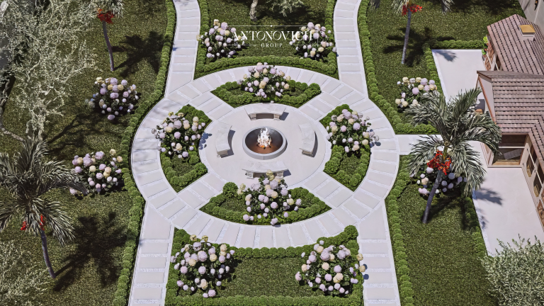 Luxury Villa Exterior and Landscape Design in Fujairah by Antonovich Group