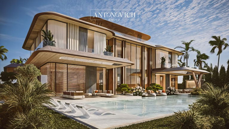 Exterior Architecture Design for Luxury Modern Villas