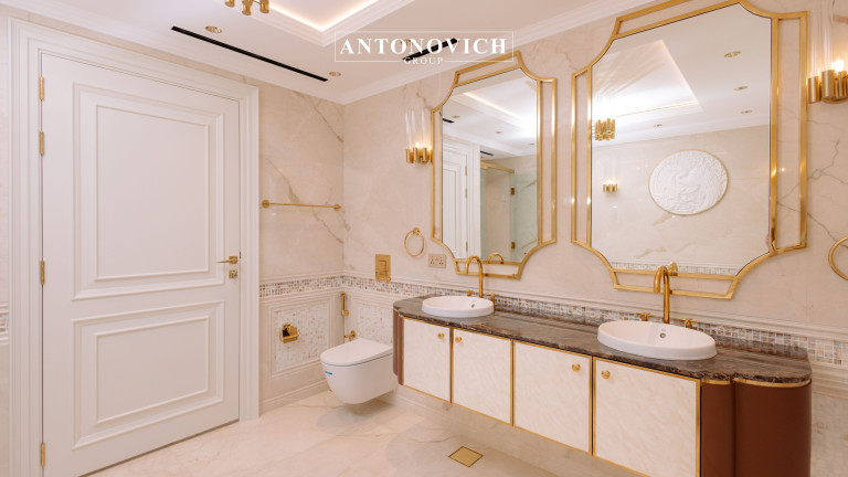 LUXURY VILLA FIT-OUT COMPANY: BATHROOM INTERIOR DESIGN IN LA MER DUBAI