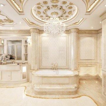 This picture shows two people in a car that is driving along a road surrounded by a beautiful mountainous landscape. The person in the driver's seat is wearing sunglasses while the passenger looks out at the scenery. The sun is shining brightly and the sky is a deep blue.