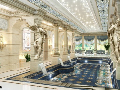 This picture shows a large metal wheel with various colorful gears inside it. The wheel has a ridged metal edge and the gears form a star pattern in the middle of the wheel.