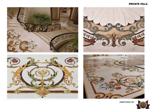 The picture shows a young woman in a pink tank top and a blue pair of shorts standing in front of a sunset with her arms outstretched towards the sky. In the background, there is a beach with sand and some palm trees.