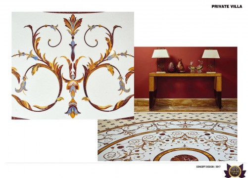 The picture shows a man wearing a safety harness while standing on the edge of a rooftop. He is looking out over a city landscape and a large body of water.