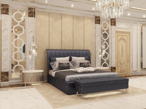 This picture shows a small, green plant with several dark green leaves growing out of a shallow pink ceramic pot. The background is a white wall with a wooden shelf.