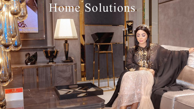 Bright modern interior design with luxurious furniture and a white marble floor.