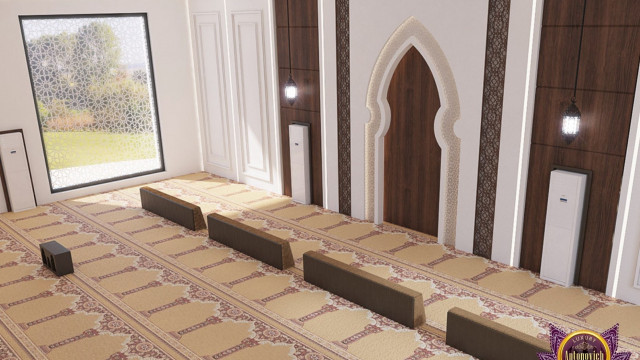 Contemporary style living room with a large corner sofa and an abstract painting on the wall.