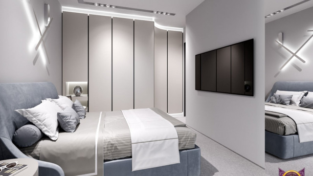 A painting of a luxurious, neoclassical room featuring intricate wall carvings, a grand staircase, and intricate ceiling detailing.