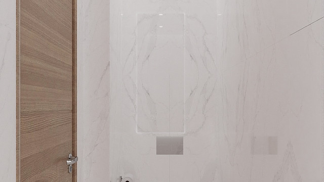 Illustrated is an ornate spiral staircase, constructed from white marble and featuring a gold-plated railing.