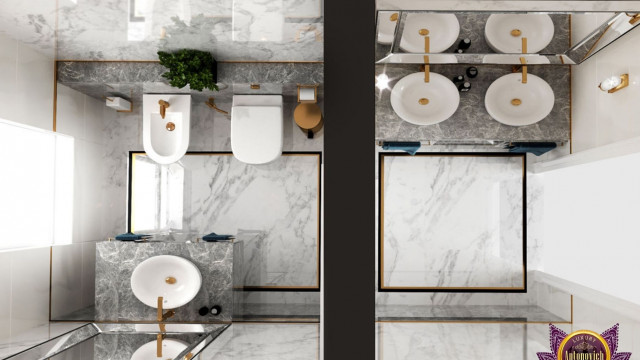 This picture shows a luxurious, modern living room with dark wood-paneled walls, a leather sofa and armchair set, an ornate fireplace, and antique-style lamps. The room has several windows and large, plush area rugs. A crystal chandelier hangs from the ceiling, and there is a sleek white coffee table in front of the sofa.