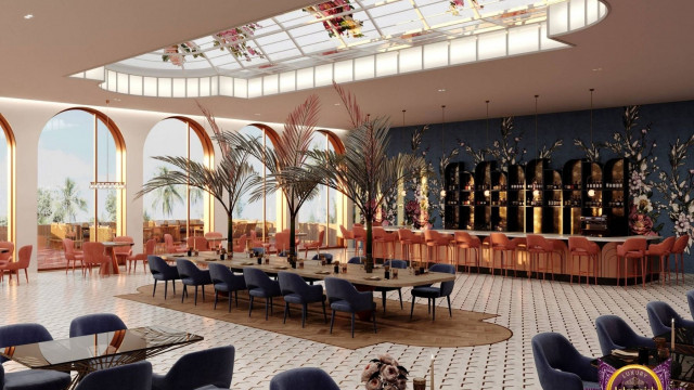 This picture shows a luxurious modern living room with several pieces of furniture, including two cream-colored couches, a glass end table, and several chairs. The room has a pale blue wall with a large window that looks out onto a balcony. There is a white marble fireplace surrounded by a white paneled wall, and a light beige carpet runs through the entire room. A black grand piano is situated in one corner of the room, and lighting from the ceiling fixtures creates a soft, warm ambiance.