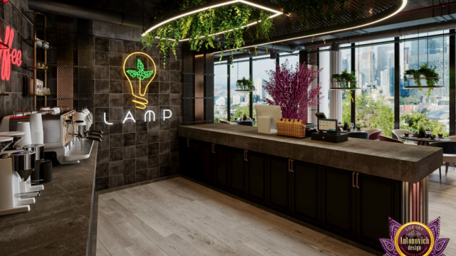 This picture shows a modern, contemporary living room interior design by Antonovich Design. The space features a variety of luxurious elements such as a white tufted sofa with a glass coffee table with gold accents, a round mirrored side table, and a white and gold armchair. There is also a unique light fixture and an area rug in the center of the room. The walls are painted in a light grey hue and the artwork gives an extra touch of sophistication.