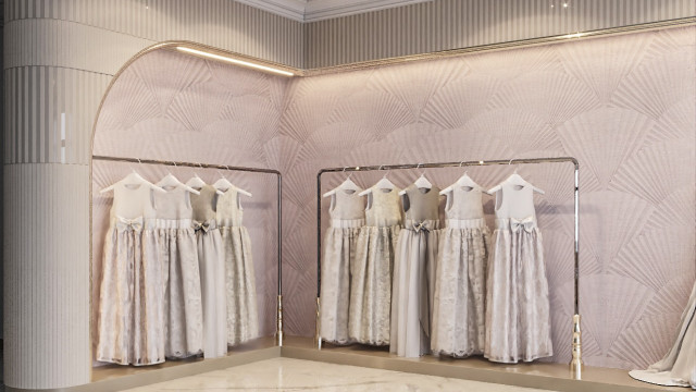 A large, fashionable living room with an ornate ceiling and walls, two velvet armchairs and a loveseat, and a round coffee table.