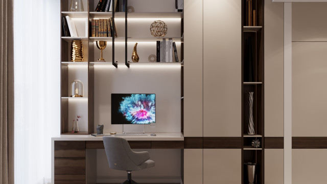 An ornate living room decorated with elegant furniture, plush carpets, and intricate wall detailing.