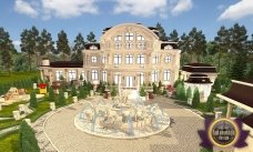 This picture shows a close-up view of a beach at sunset. The sand is illuminated in shades of pink, orange and yellow from the setting sun reflecting off the water in the foreground. The faint outlines of mountains can be seen in the background.