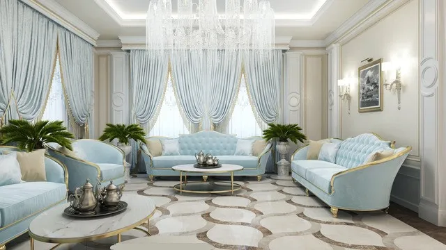 ELEGANT AND CALM LIVING ROOM DESIGN