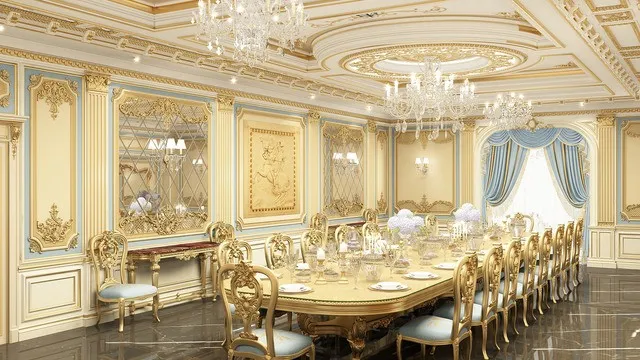 Идеи торжественной отделки столовой