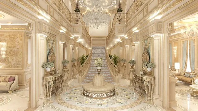 Отделка и декор парадного холла