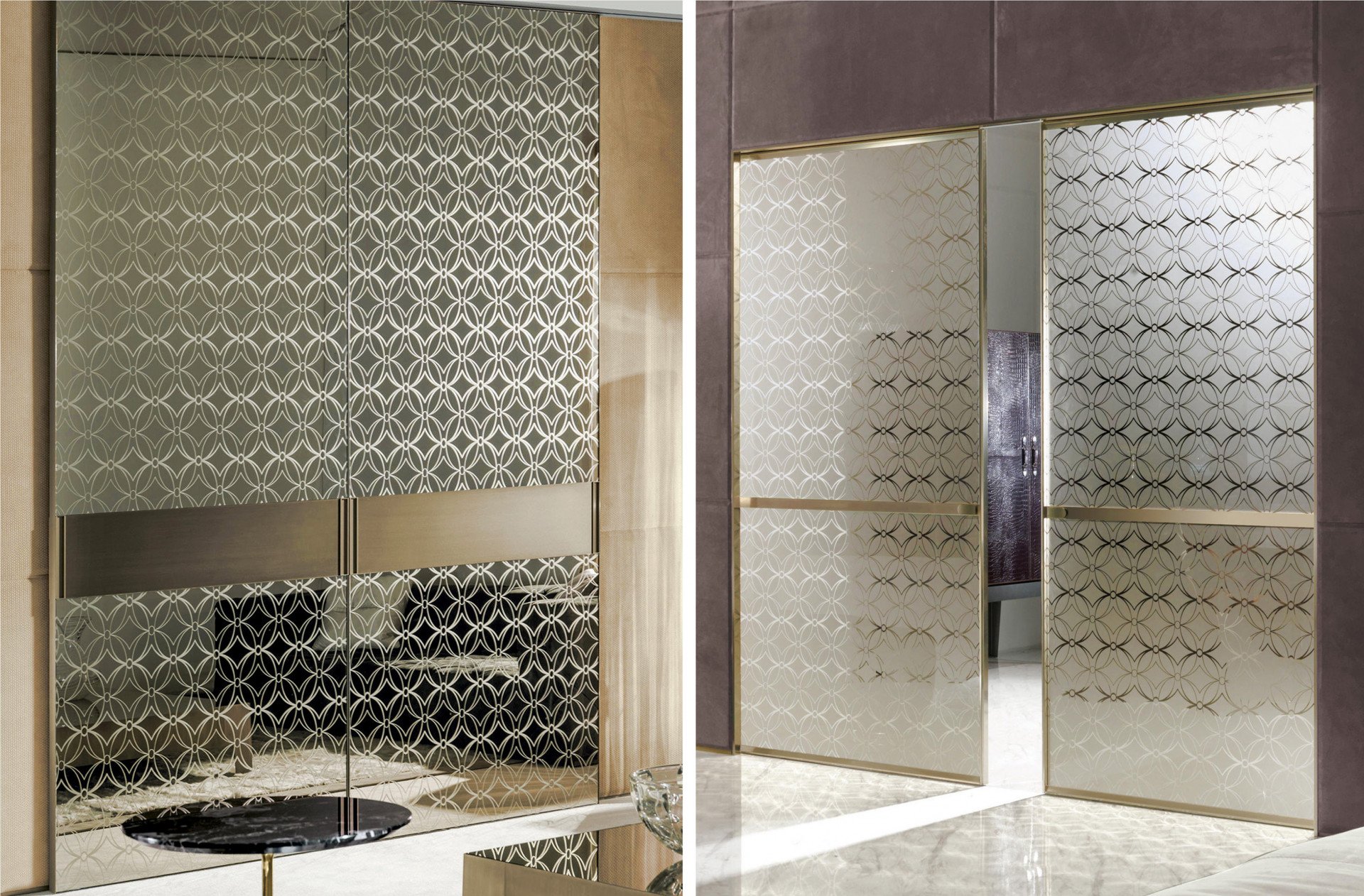 Витражные двери для элегантного интерьера