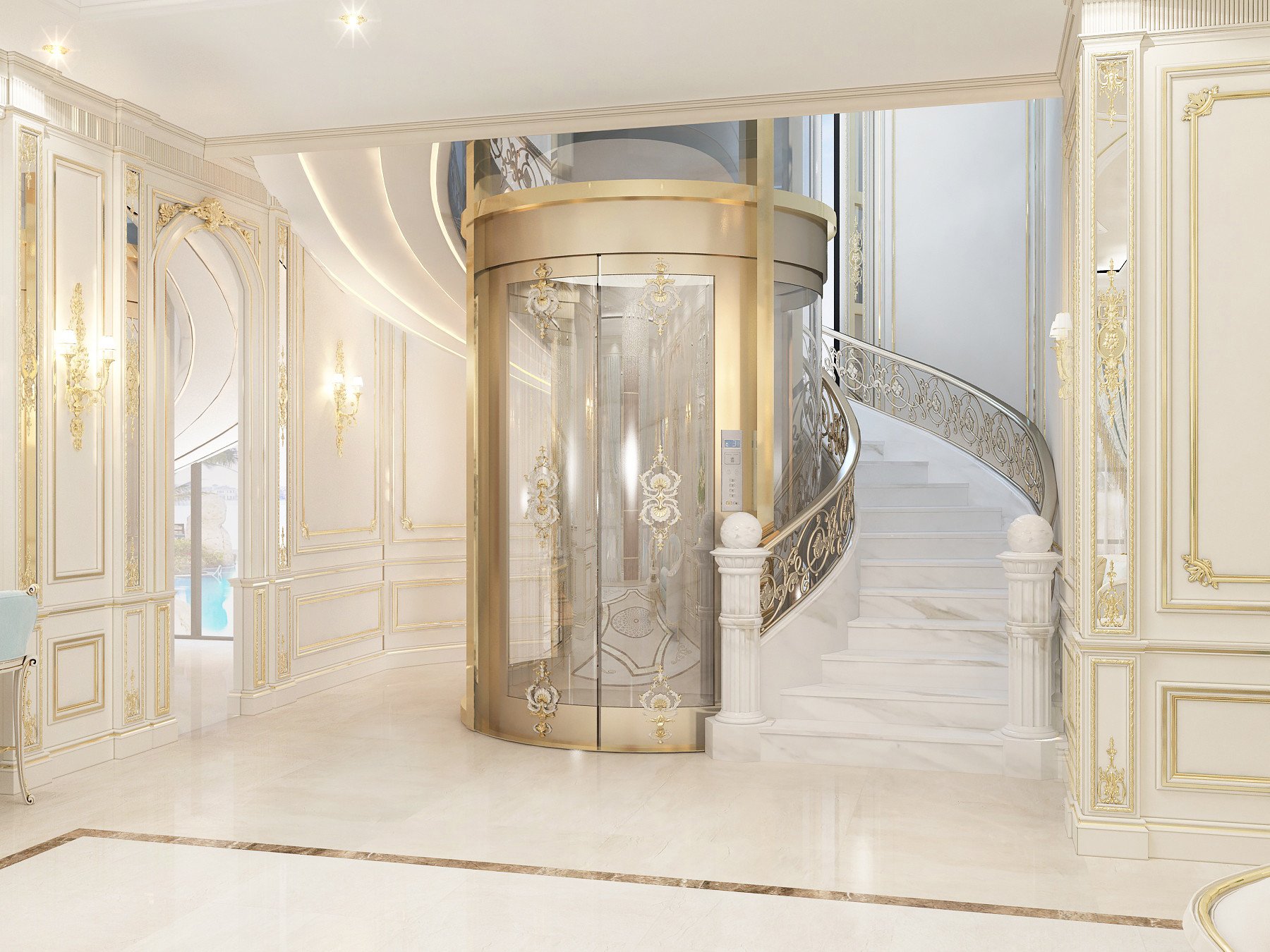 Домашний лифт — инновационная деталь интерьера