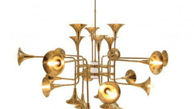 Металлические люстры — достойная новинка в интерьере