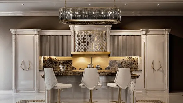 Элитная и эксклюзивная отделка кухни