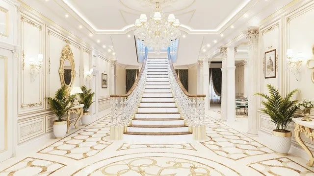 Напольная отделка из натурального камня — мрамор и гранит