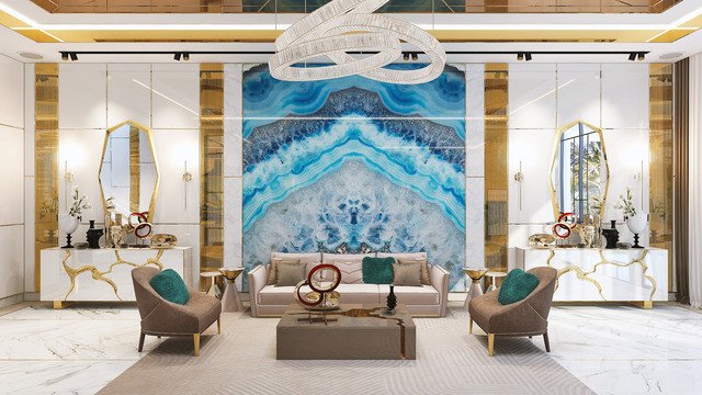 Агат в декоре и оформлении интерьера