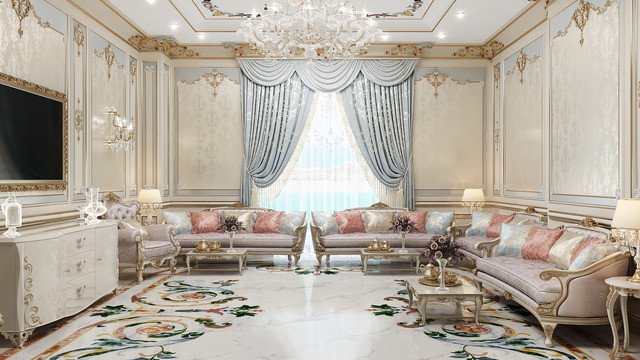 Дизайн и отделка мраморного пола премиум‑класса