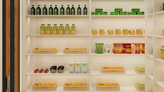 تخزين الطعام في المنزل