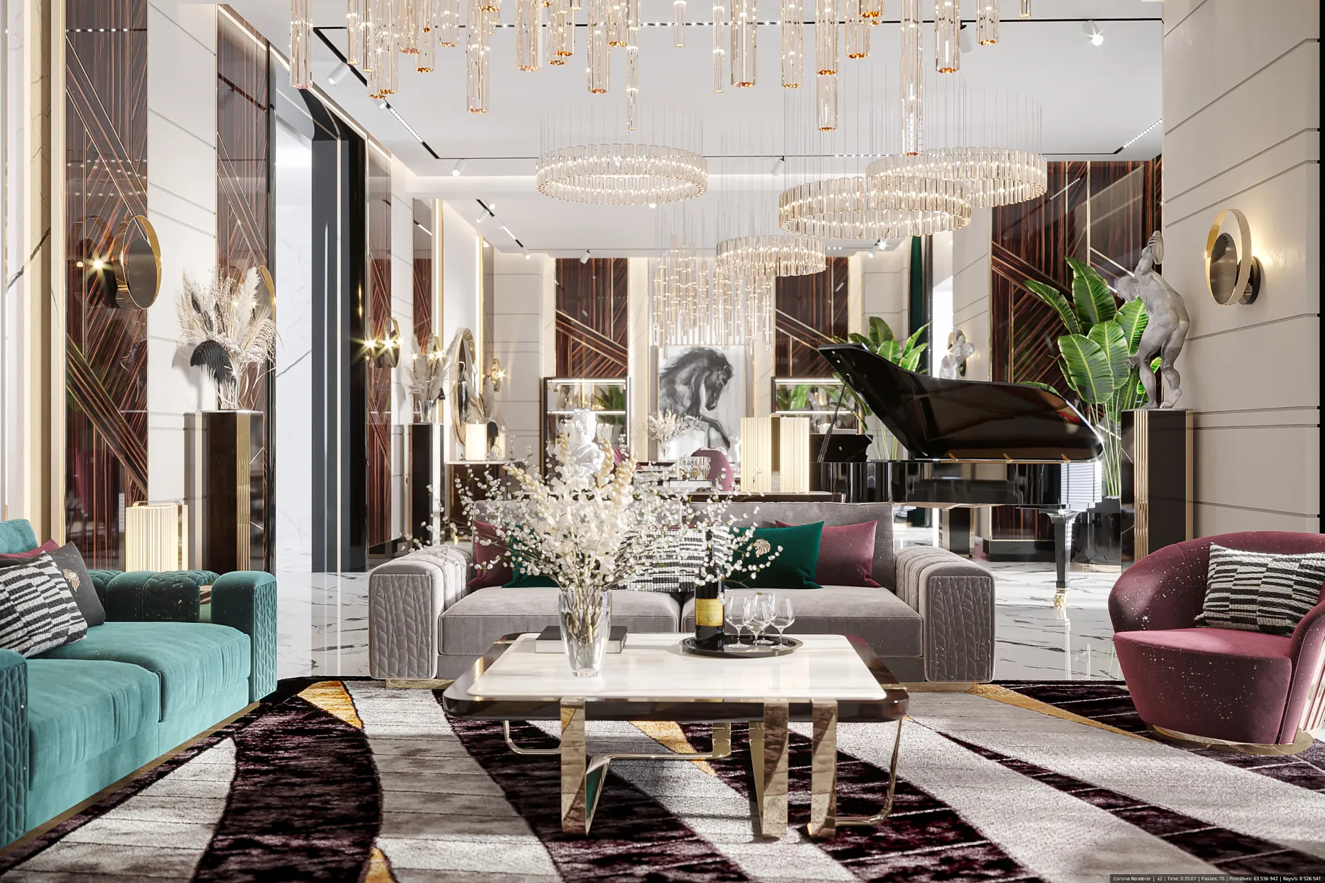 The most luxury living room design idea