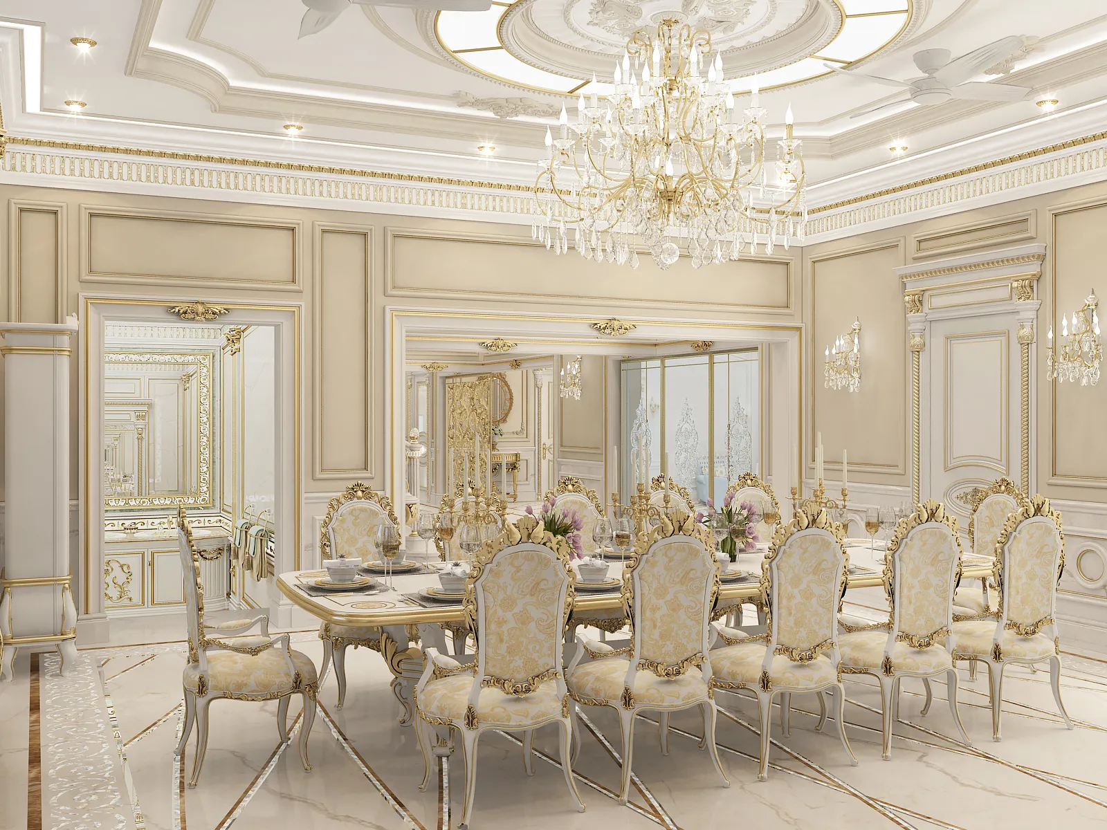 Classic Style Dining Room Interior Design