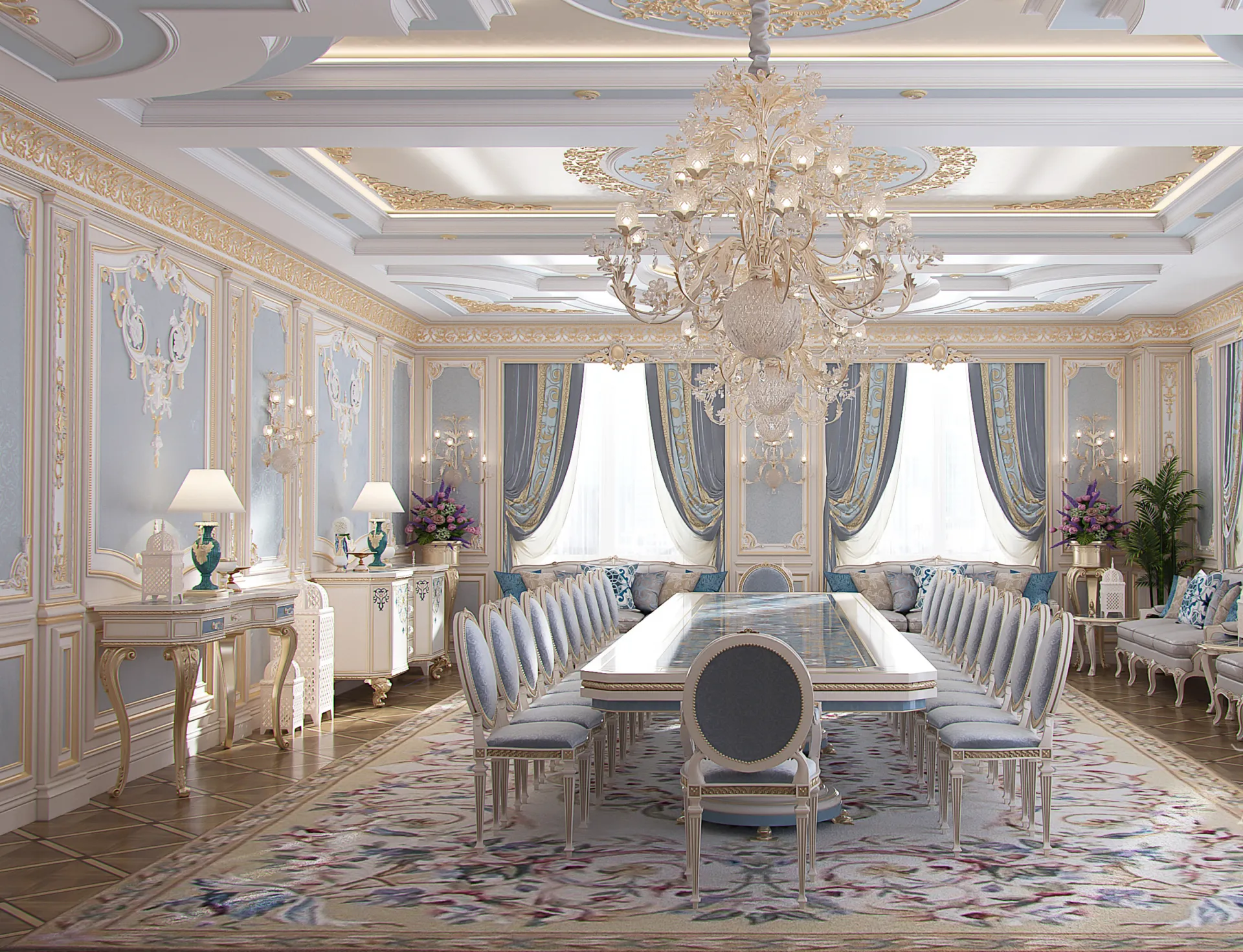 Classical Dining Room Design Idea