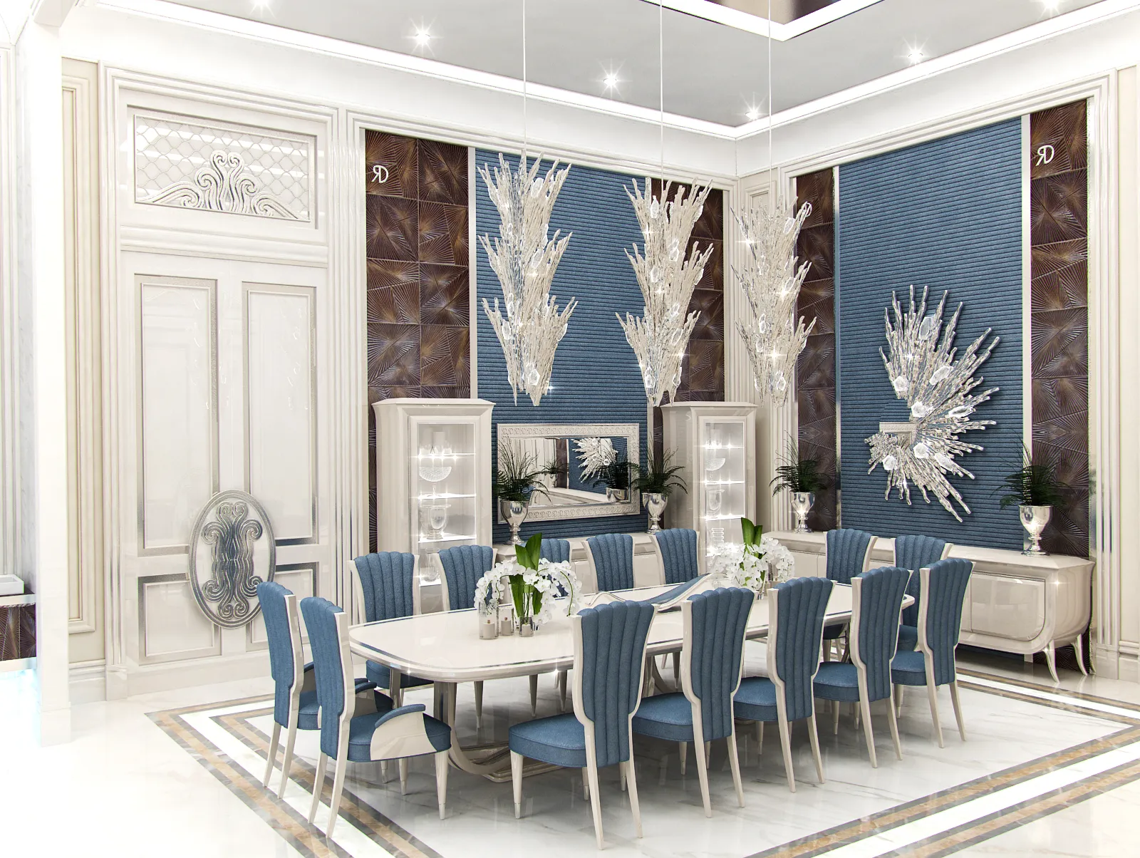 OPULENCE DESIGN FOR LUXURY DINING ROOM