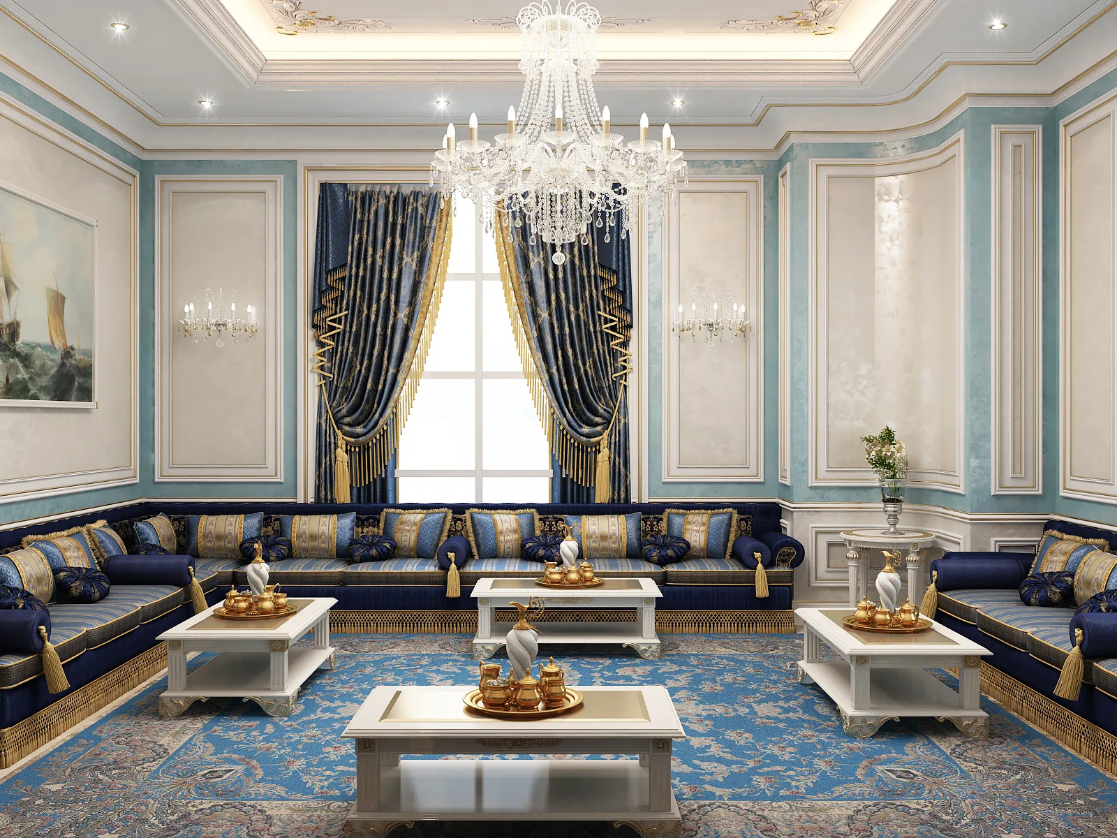 Exquisite Majlis Design in Abu Dhabi