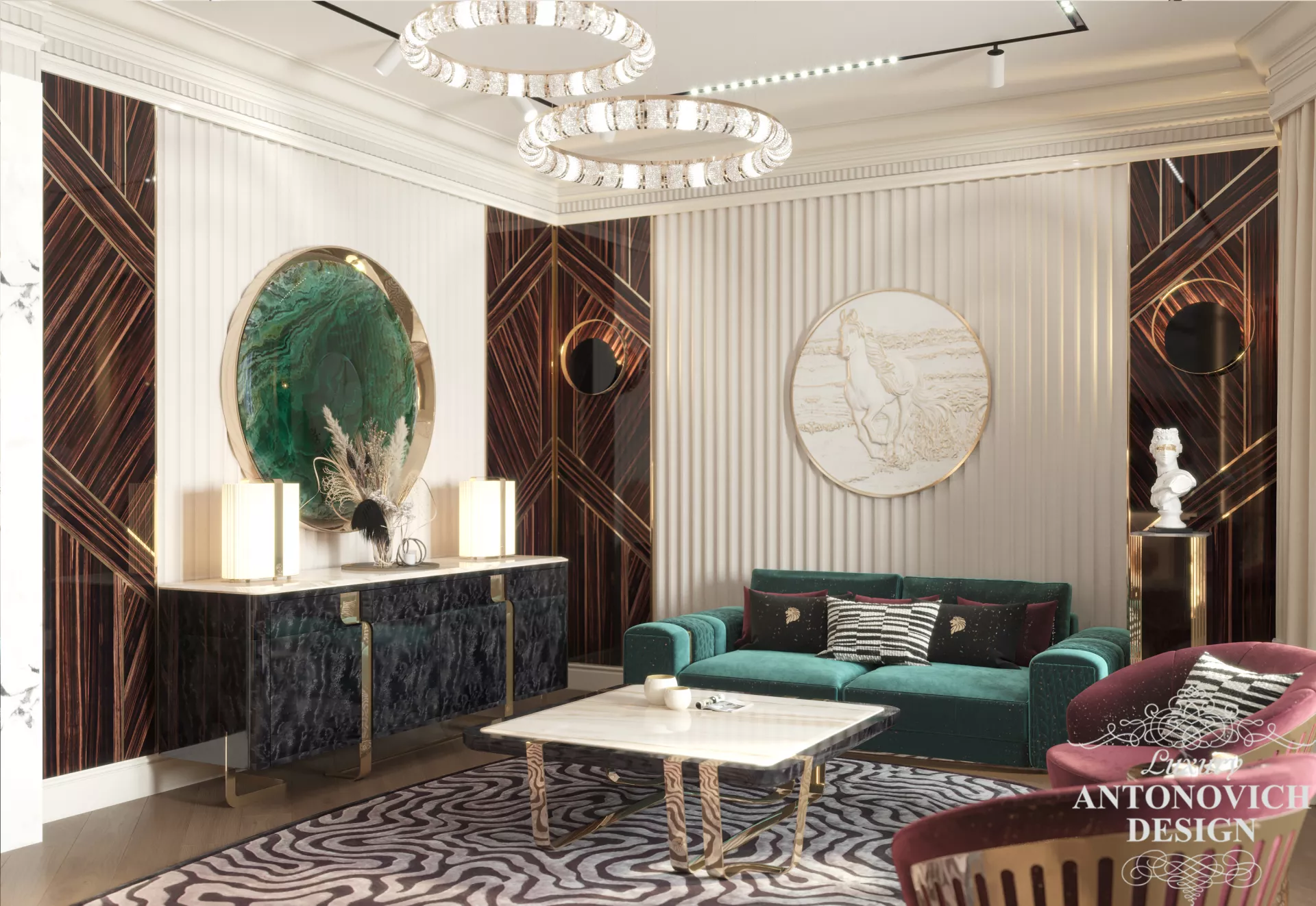 Aesthetic Sophistication for Living Room