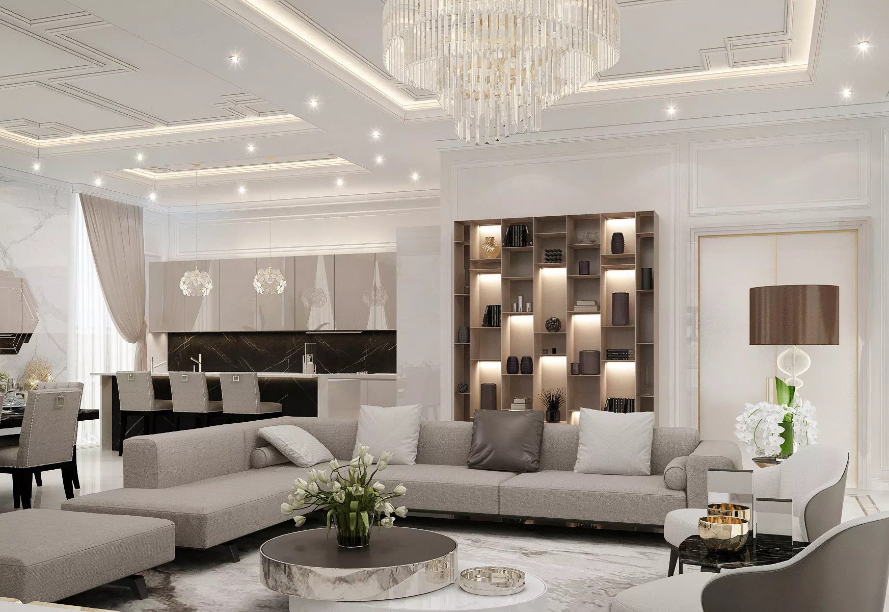 Contemporary Style Interior Design in Dubai