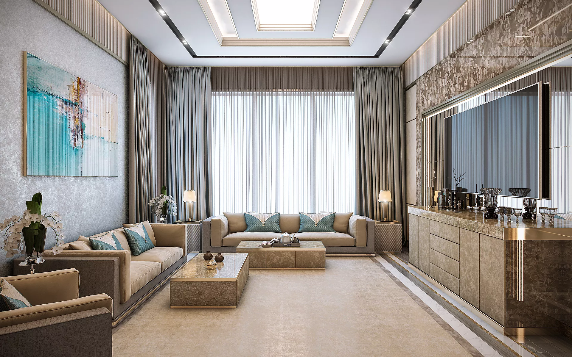 RIYADH RESIDENTIAL VILLA INTERIOR DESIGN